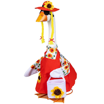 Evergreen Porch Goose Sunflower Dress