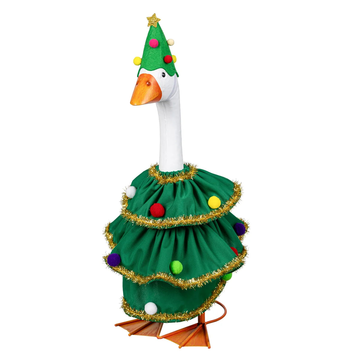 Evergreen Porch Goose Christmas Tree