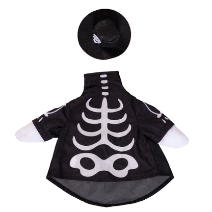 Evergreen Porch Goose Skeleton Glow in the Dark Outfit