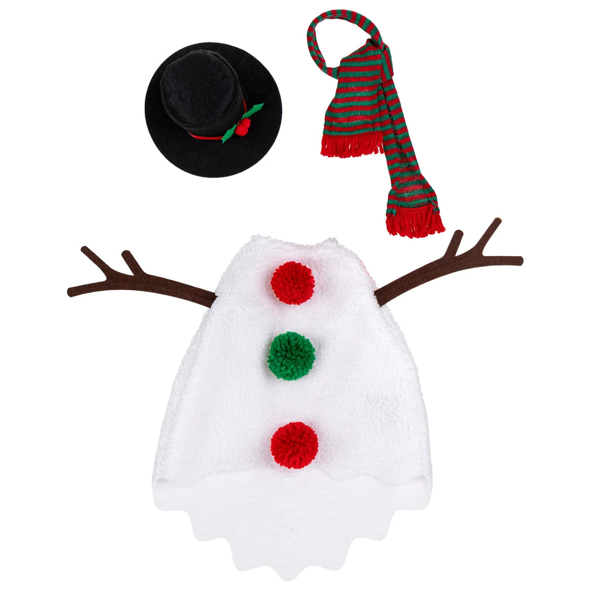 Evergreen Porch Goose Snowman
