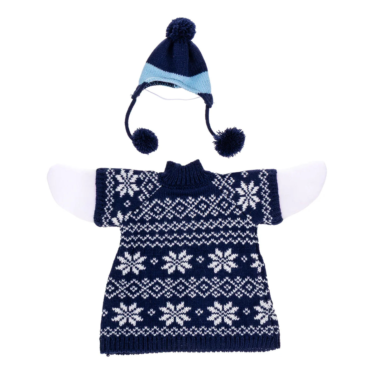 Evergreen Porch Goose Blue Sweater