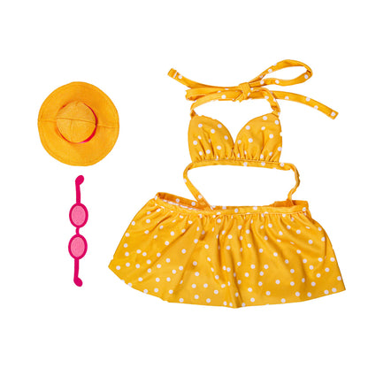Evergreen Porch Goose Yellow Bikini Outfit