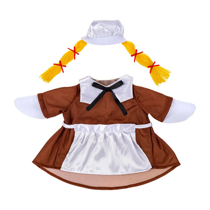 Evergreen Porch Goose Girl Harvest Pilgrim Outfit