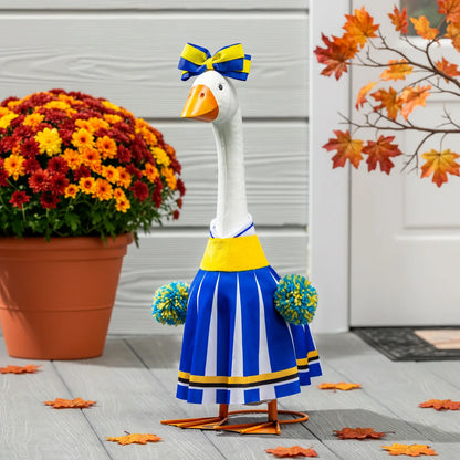 Evergreen Porch Goose Cheerleader Outfit