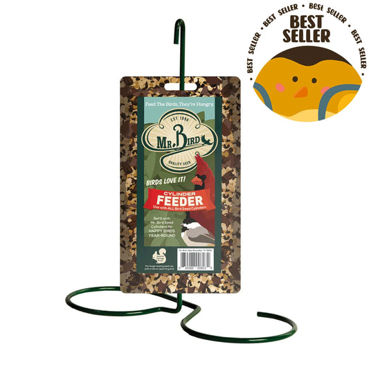 Mr. Bird Cylinder Bird Feeder