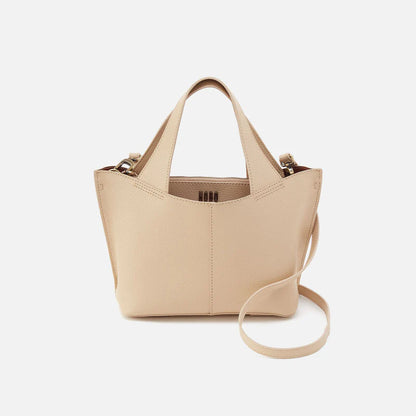 HOBO Vida Small Tote Almond Micro Pebbled Leather