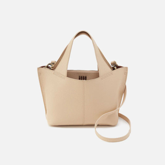 HOBO Vida Small Tote Almond Micro Pebbled Leather