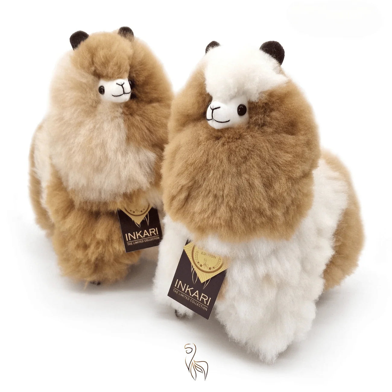 Inkari Rainbow - Maple Syrup Medium Alpaca Stuffed Animal