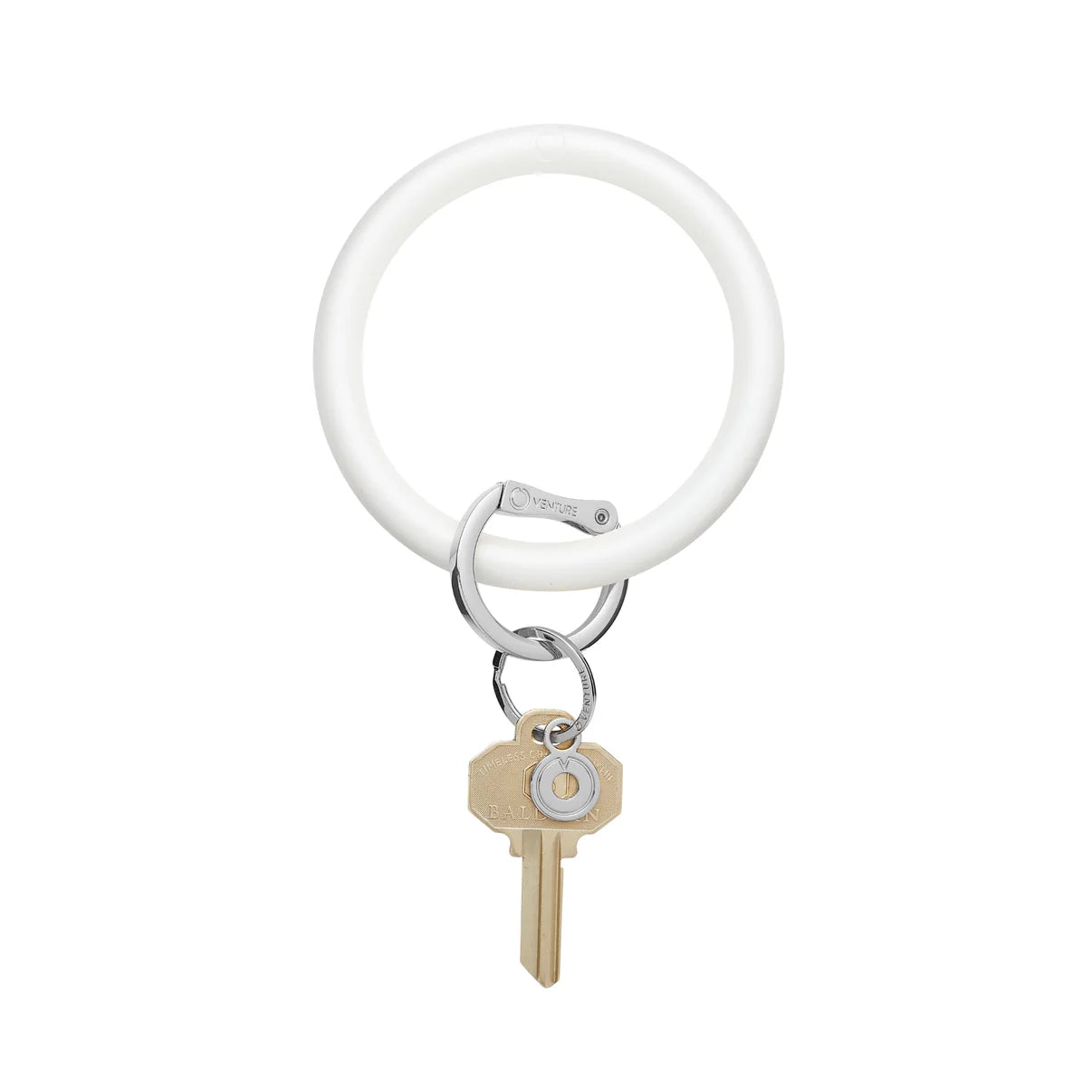 Oventure Silicone Big O® Key Ring - Marshmello Pearlized