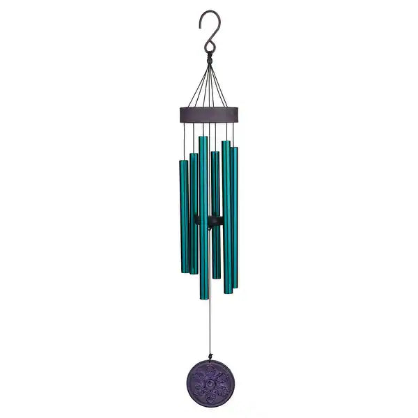 Regal Medallion Wind Chime - Purple