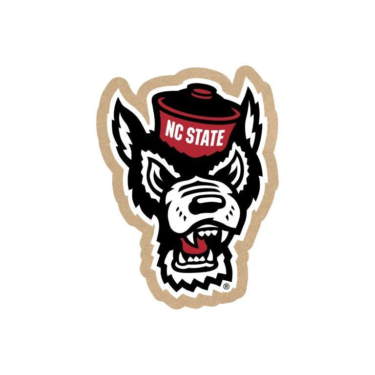 Valiant Gifts NC State Logo Wood Magnent