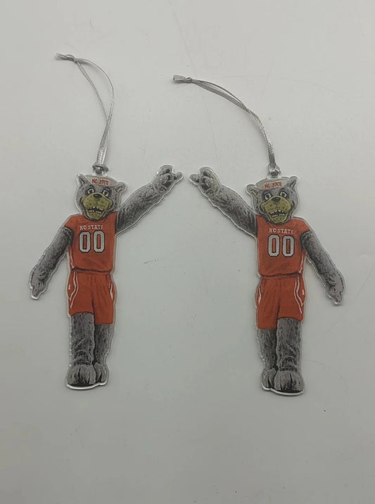Valiant Gifts NC State Mascot Acrylic Ornament