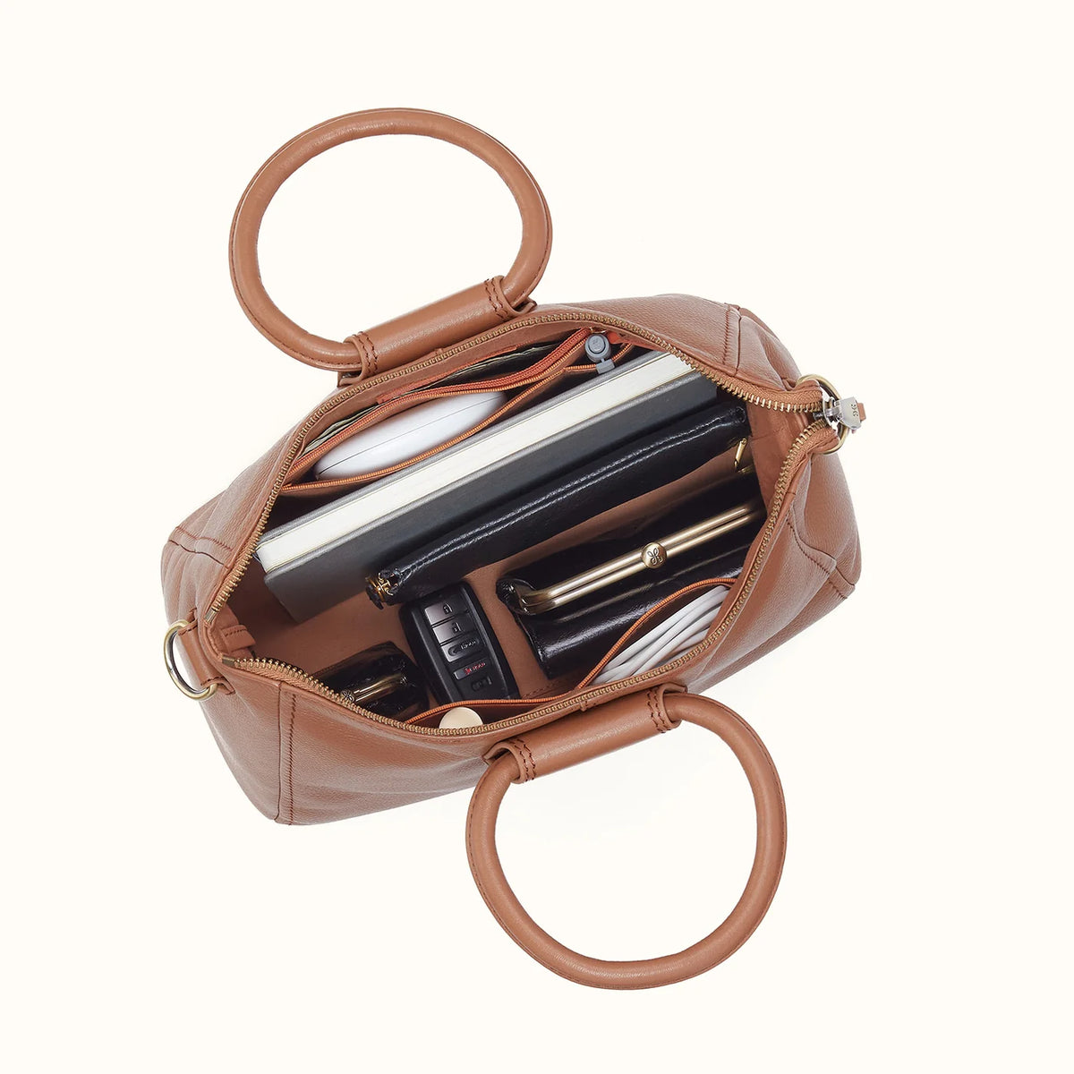 HOBO Sheila Medium Satchel Brown Sugar