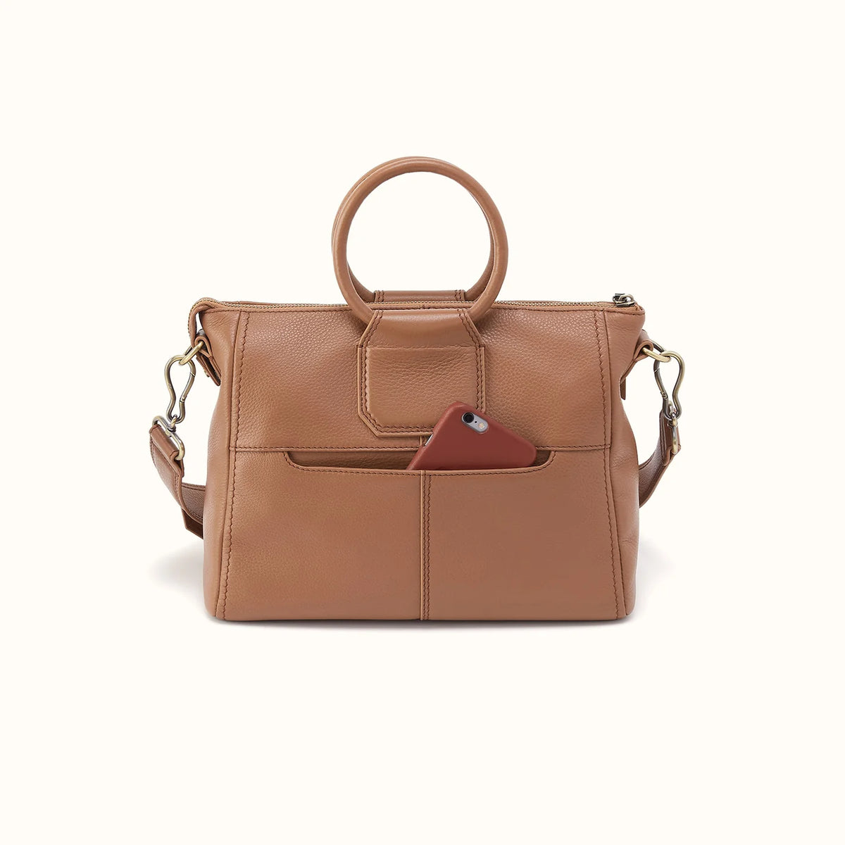HOBO Sheila Medium Satchel Brown Sugar
