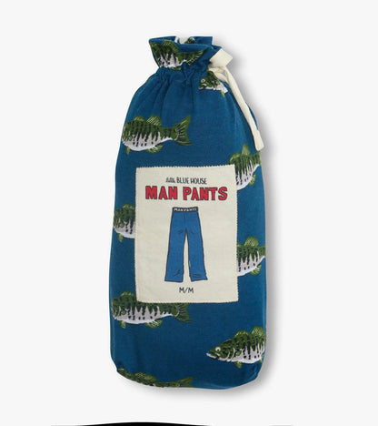 Little Blue House All Over Bass Man Pants