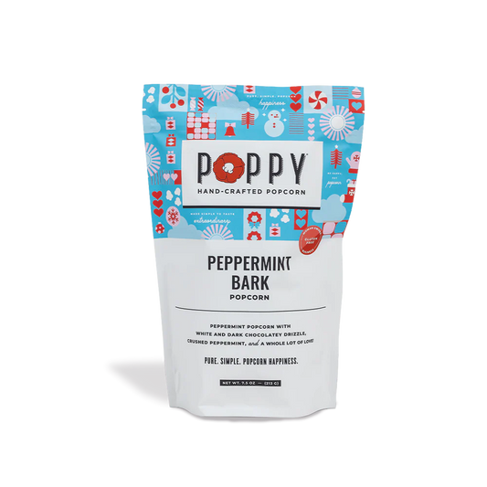 Poppy Hand-Crafted Popcorn Peppermint Bark