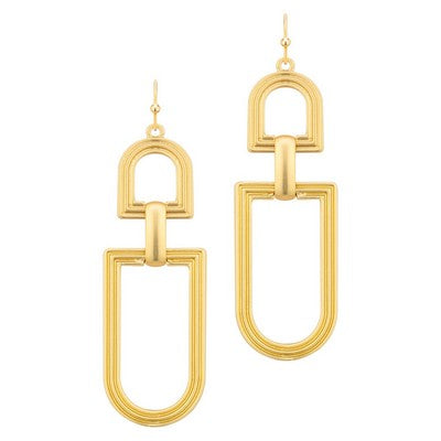 Meghan Browne Ritz Gold Earrings