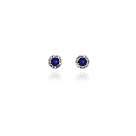 Spirit by Silver Forest Simple Stone Stud Deep Purple