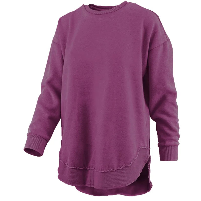 Southern Couture Comfy Round Here Boysenberry Sweatshirt
