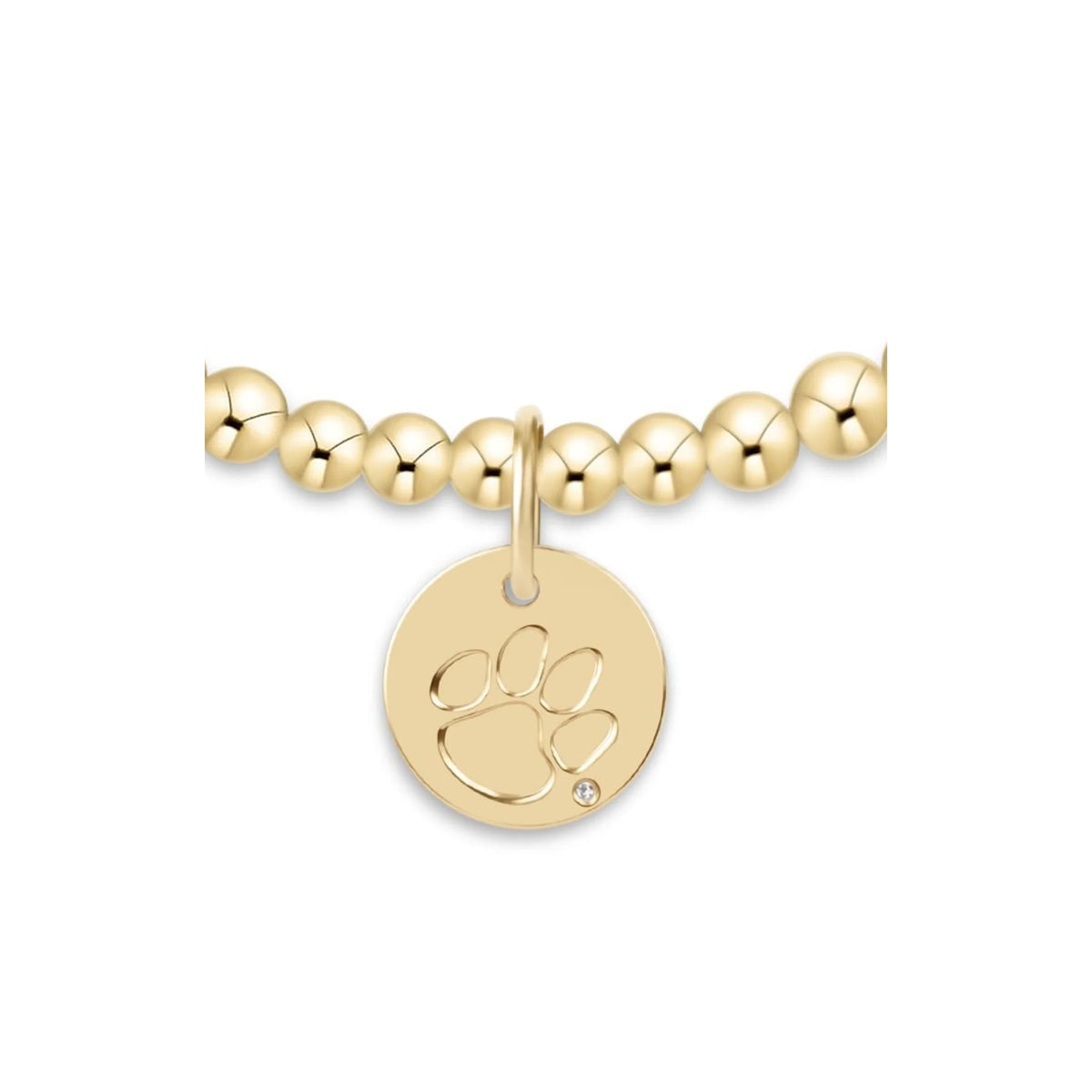 enewton eCOLLEGIATE Classic Gold 3mm Bracelet - Clemson