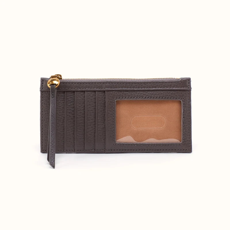 HOBO Carte Card Case Hearthstone Peabbled Leather
