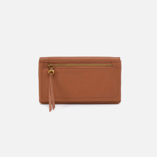 HOBO Lumen Continental Wallet Warm Honey Buffed Leather