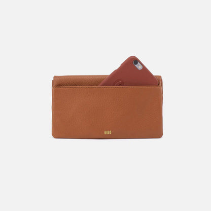 HOBO Lumen Continental Wallet Warm Honey Buffed Leather