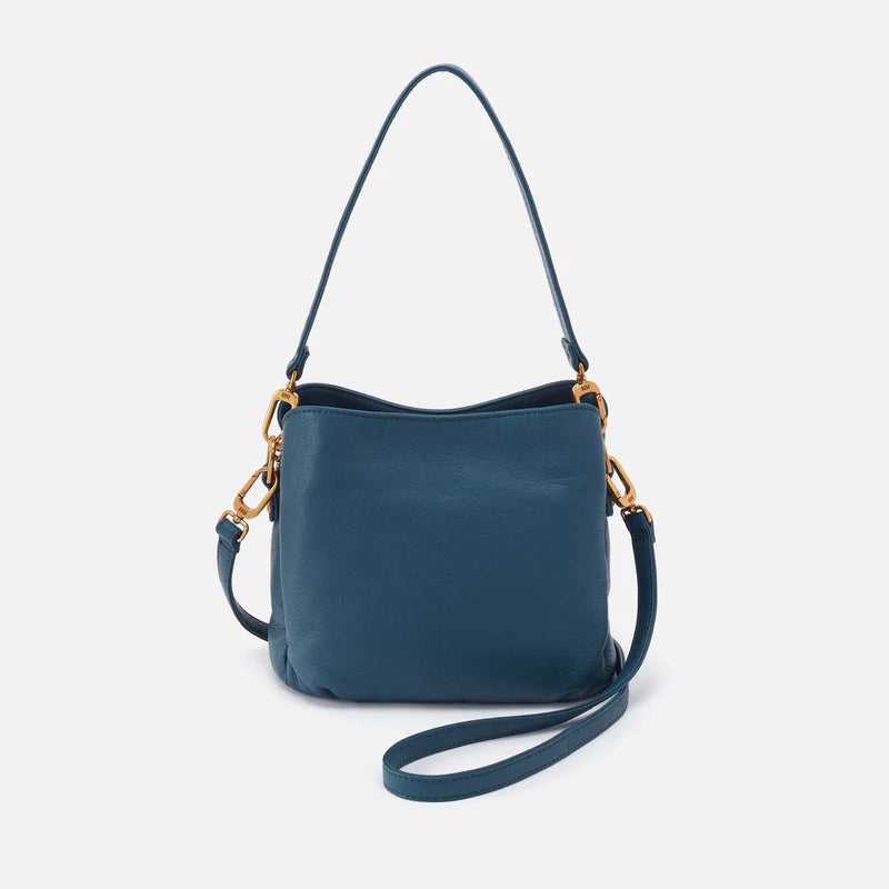 HOBO Starr Convertible Shoulder Bag in Pebbled Peacock Feather