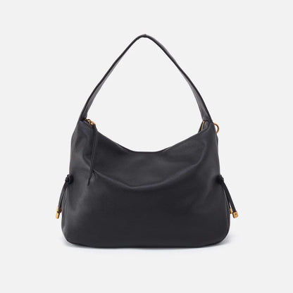 HOBO Kori Hobo Bag Black Pebbled Leather