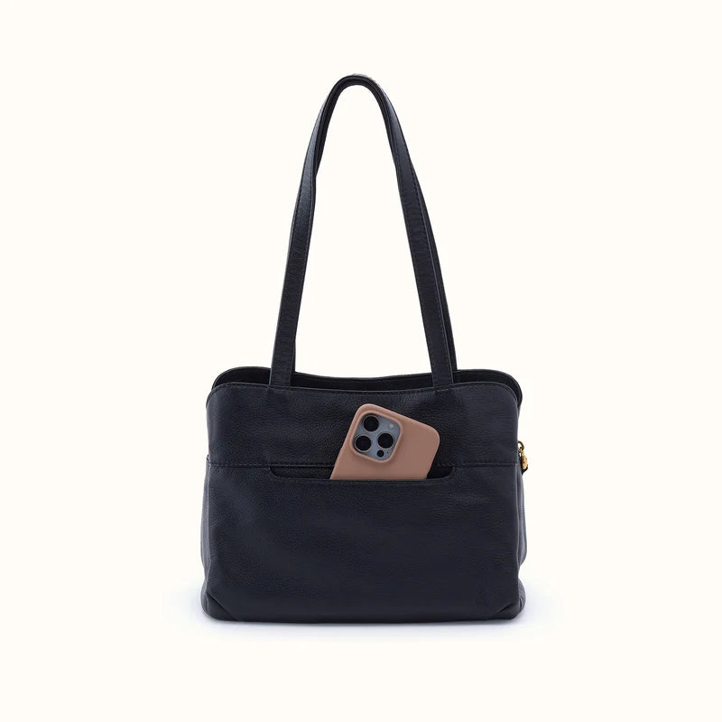 HOBO Starr Tote Black Pebbled Leather