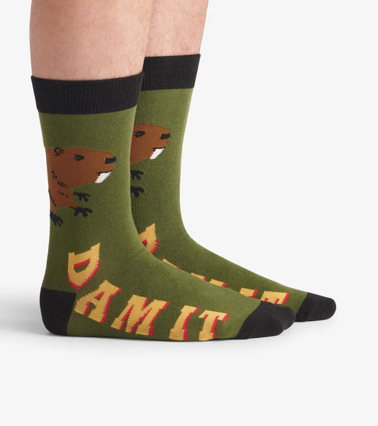 Little Blue House Dam It Crew Socks
