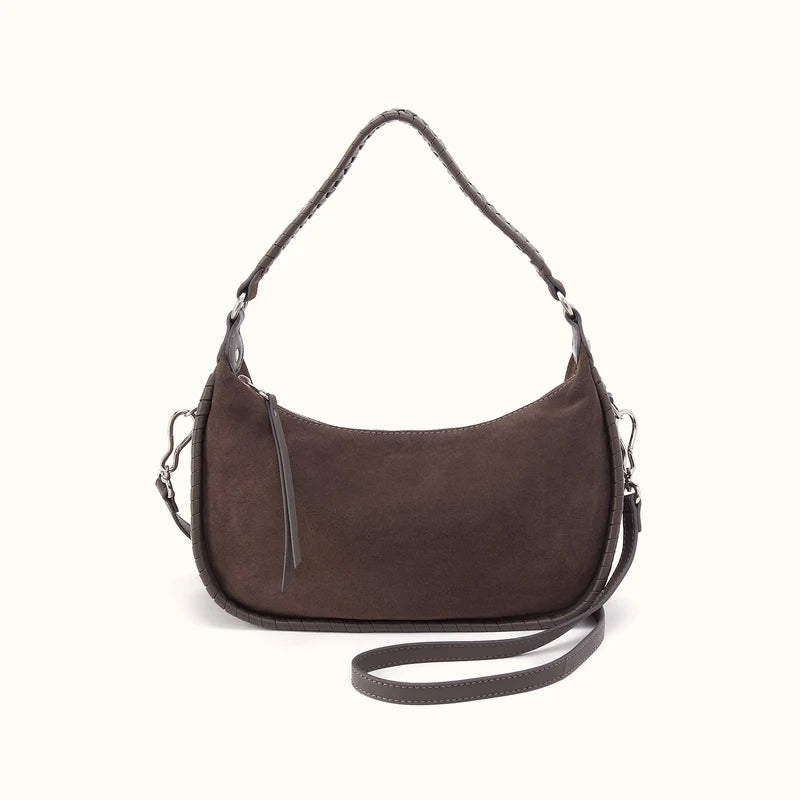HOBO Mia Crescent Hobo Hearthstone Suede