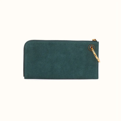 HOBO Jett Wristlet Pine Needle Suede Leather
