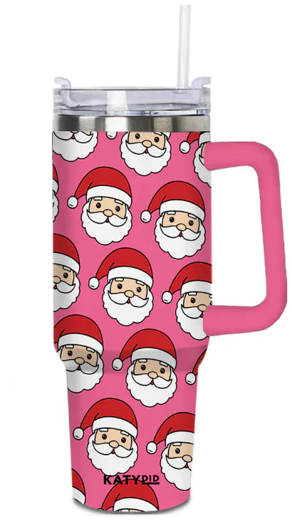 Katydid Santa Claus Heads Tumbler