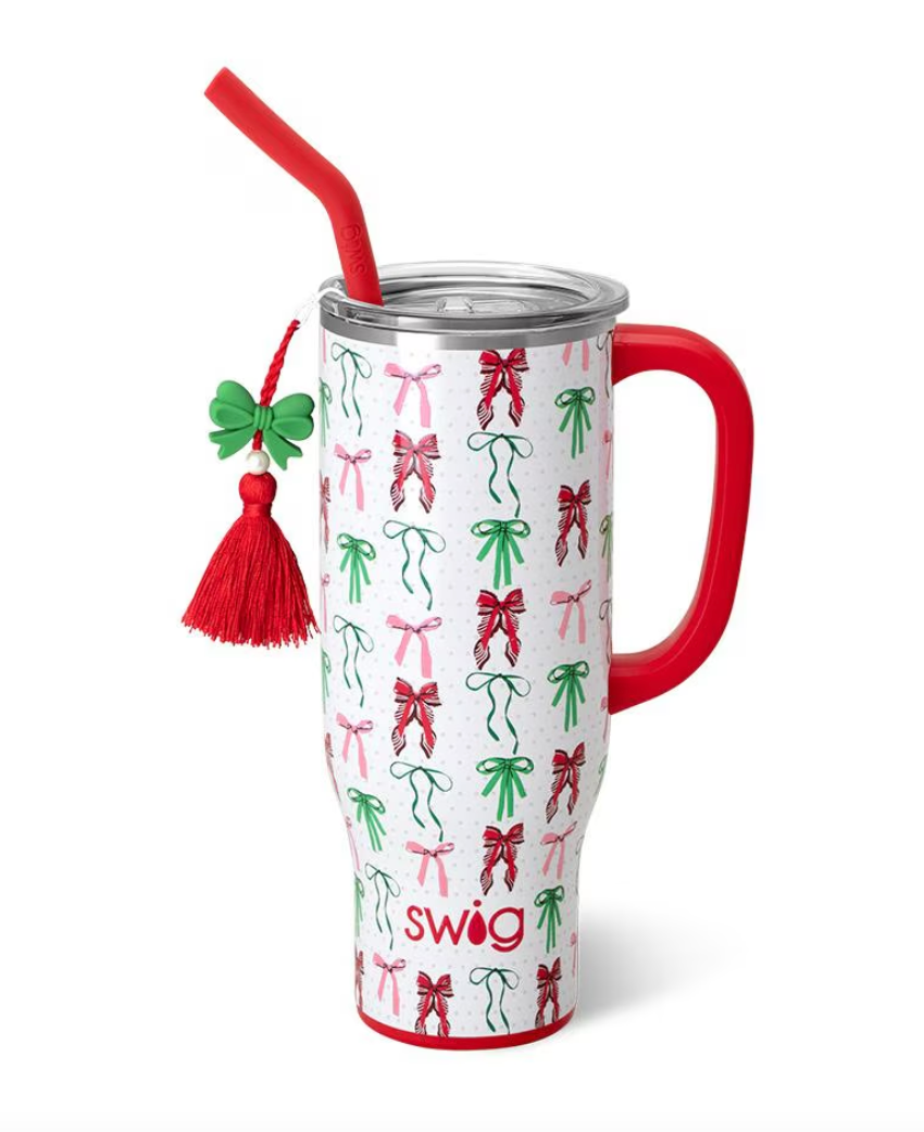 SWIG Ribbons and Bows Mega Mug 30oz