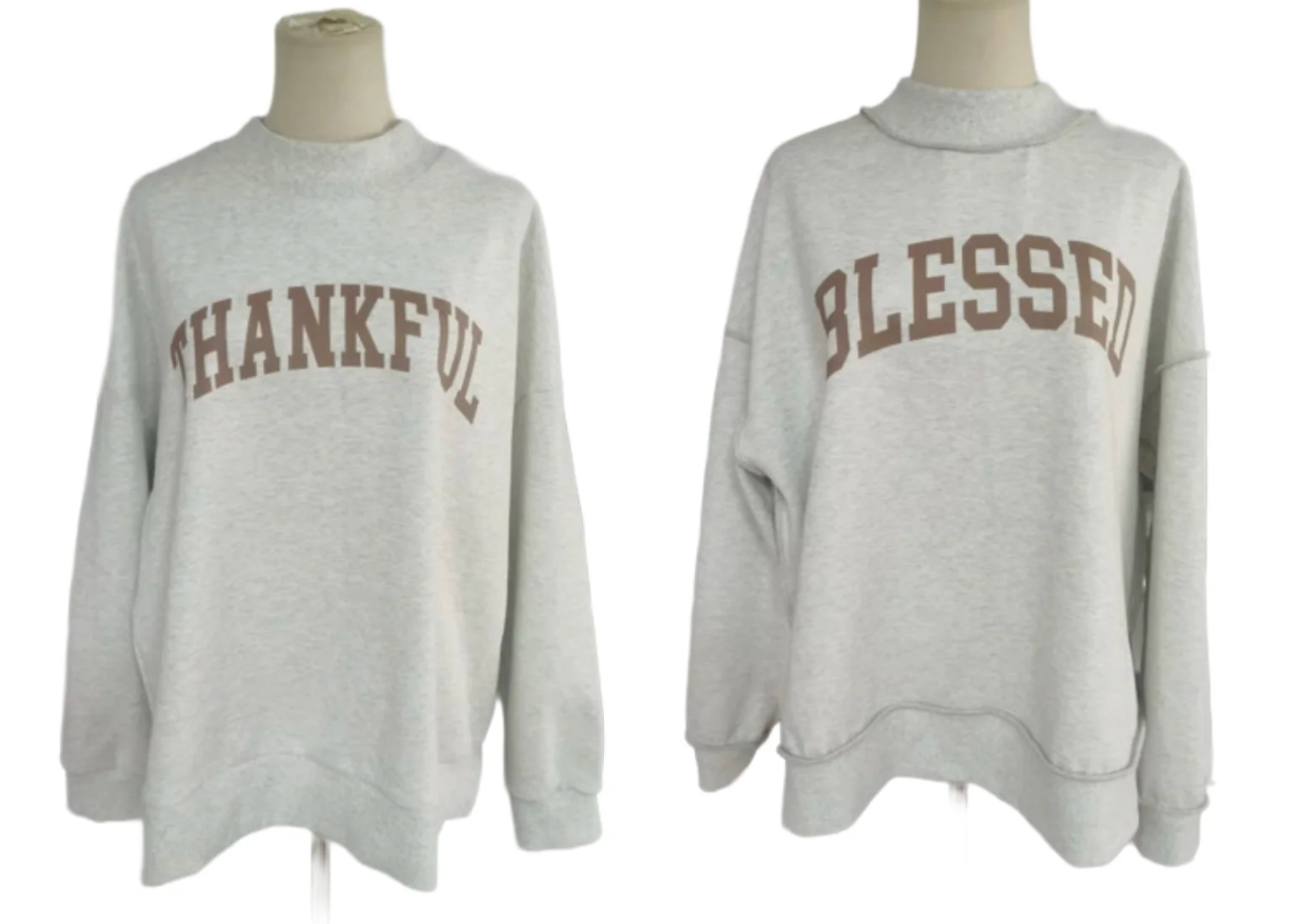 Word Warriors Reversible Sweatshirt Thankful and Blessed