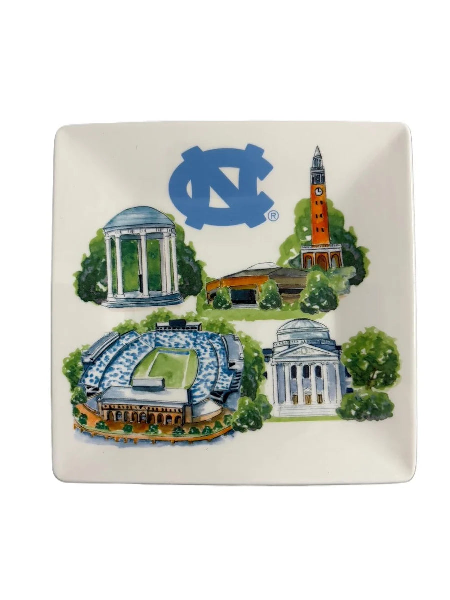 Valiant Gifts UNC Chapel Hill Landmarks Ceramic Tray