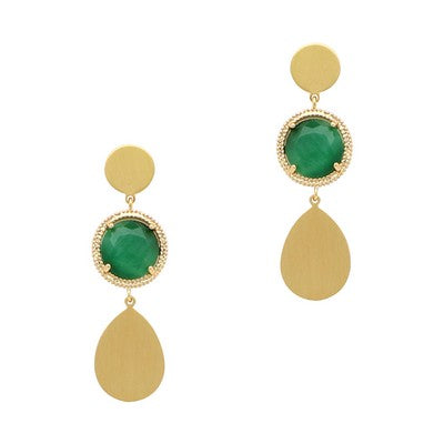 Meghan Browne Ursala Green Earrings