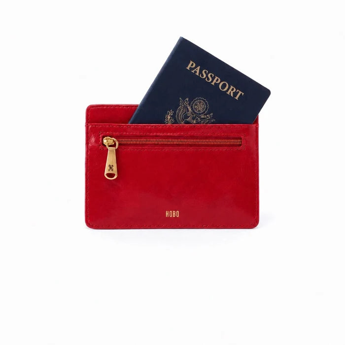 HOBO Euro Slide Card Case True Red