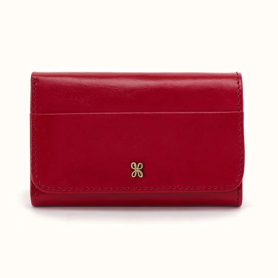 HOBO Jill Trifold Wallet True Red