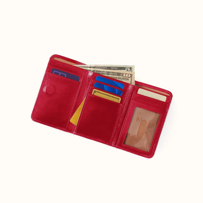HOBO Jill Trifold Wallet True Red