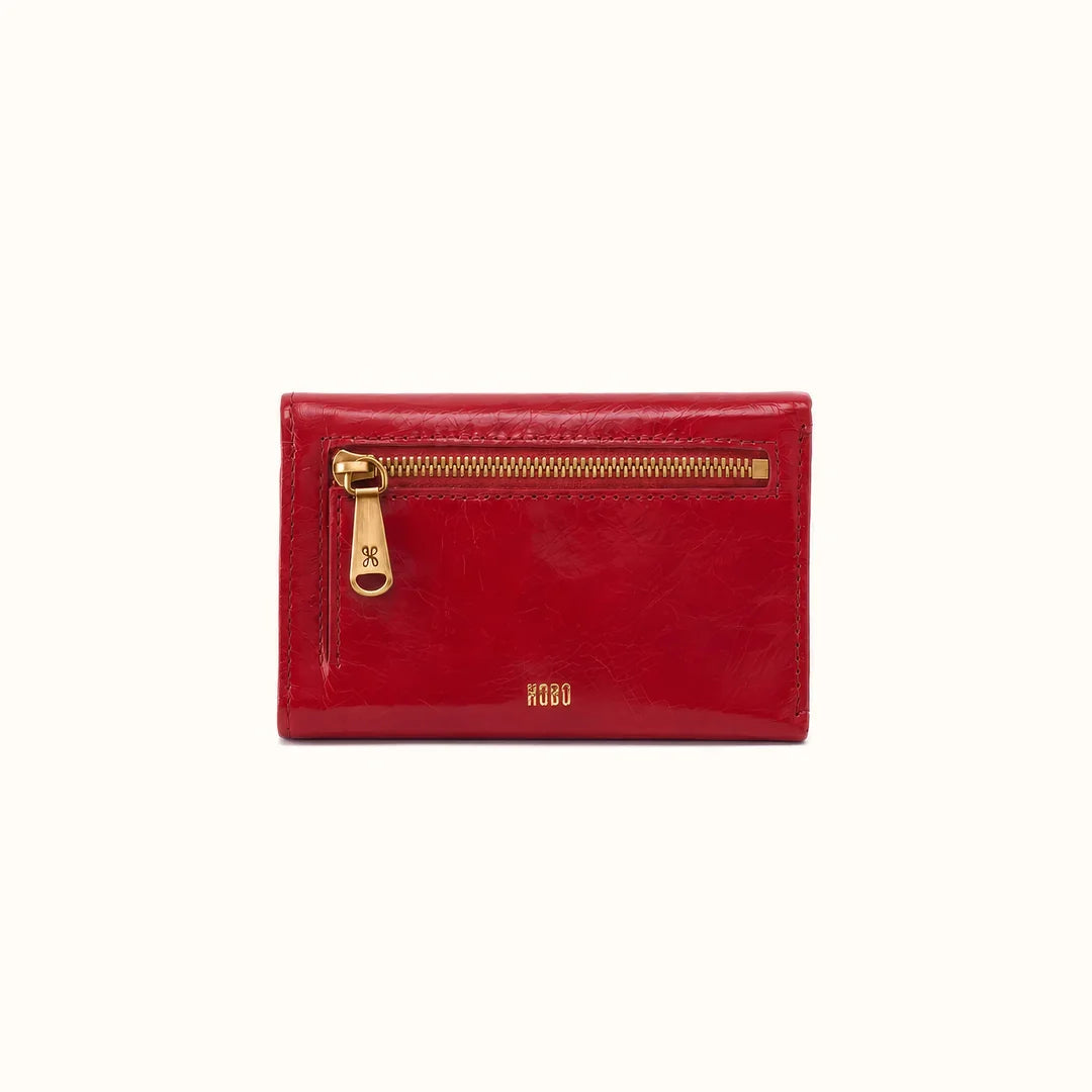 HOBO Jill Trifold Wallet True Red
