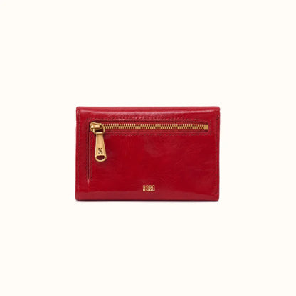 HOBO Jill Trifold Wallet True Red