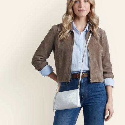 HOBO Darcy Crossbody Sand Shimmer