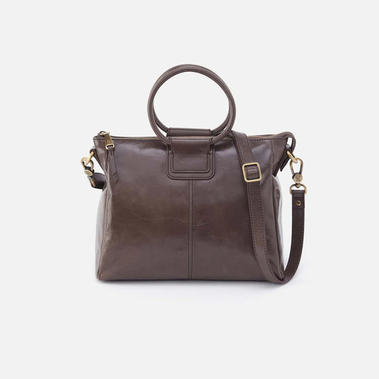 HOBO Sheila Medium Satchel Hearthstone Polished Leather