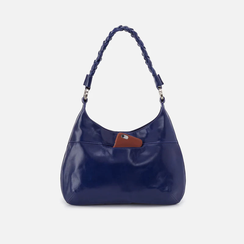 HOBO Madison Shoulder Bag Winter Violet Polished Leather