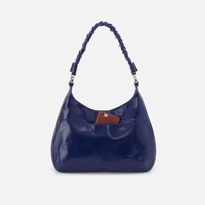 HOBO Madison Shoulder Bag Winter Violet Polished Leather