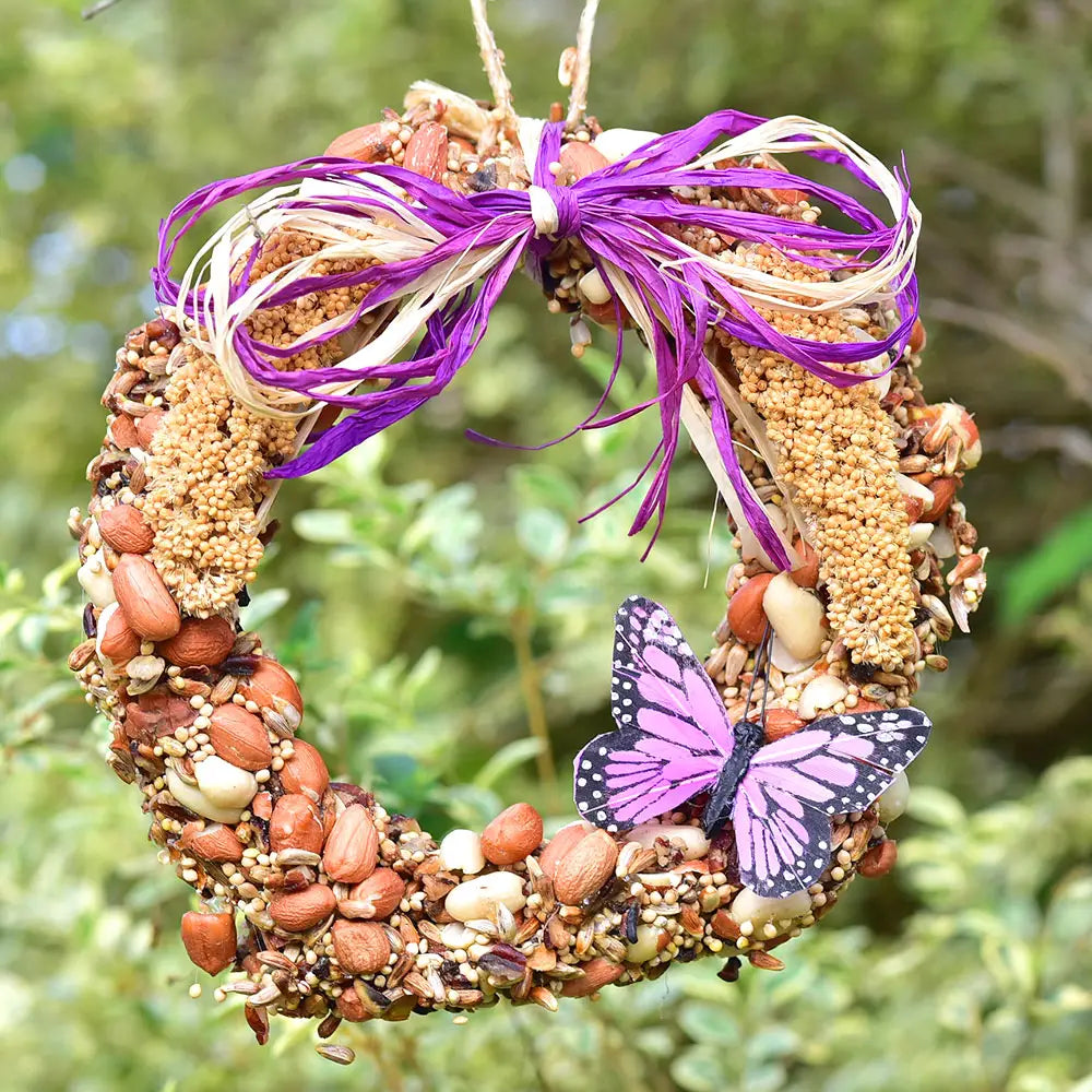 Mr. Bird Wreath Tweet 6" Bird Seed Wreath