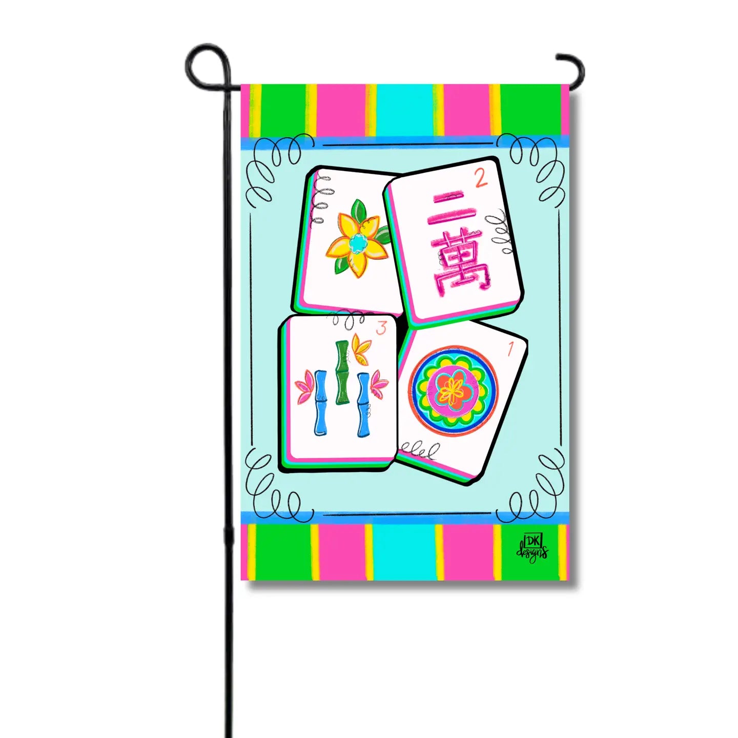 DK Designs Garden Glam Outdoor Garden Flag