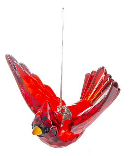 Ganz Radiant Cardinal Ornament with Charm